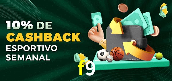 10% de bônus de cashback na f9